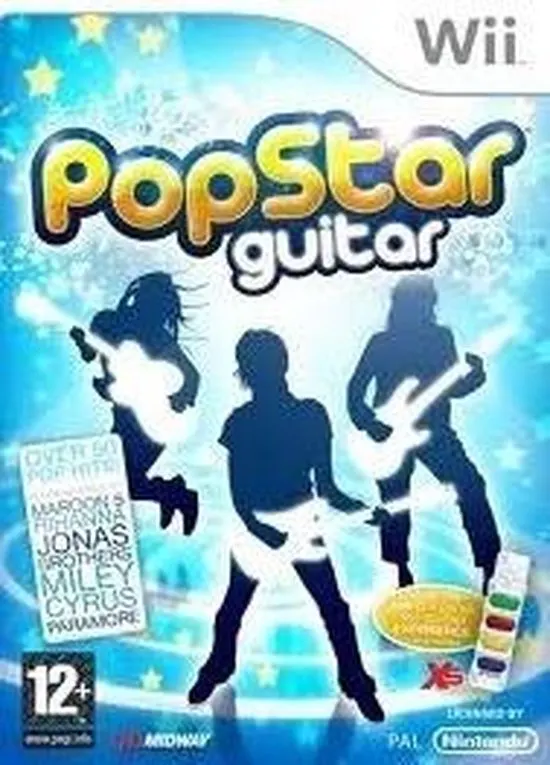 Productfoto van PopStar Guitar /Wii