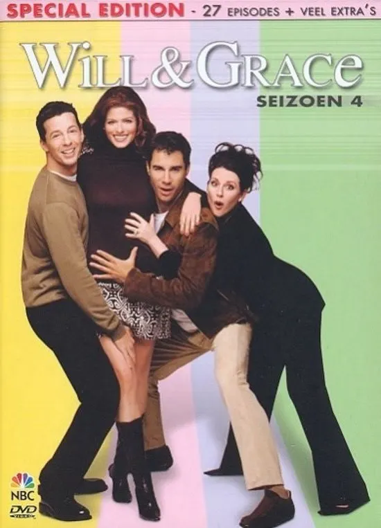 Productfoto van Will & Grace - Seizoen 4 (4DVD)