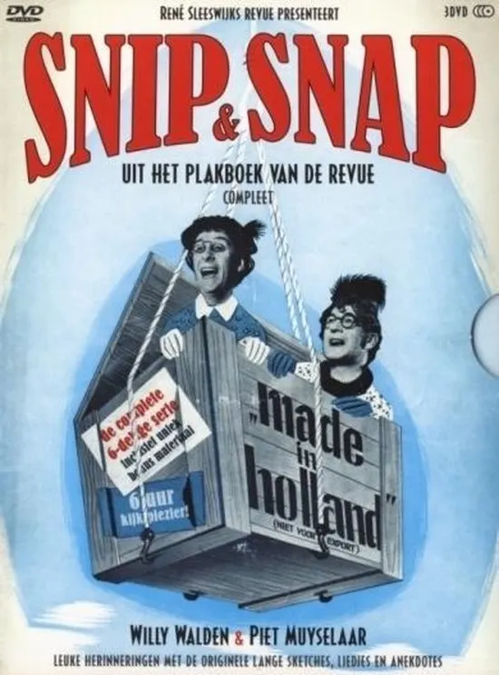 Productfoto van Snip & Snap - Het Plakboek Van De Revue Compleet (3DVD)