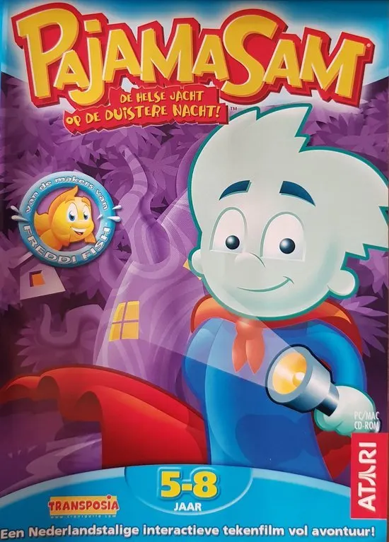 Productfoto van Pajama Sam 1, De Helse Jacht Op De Duistere Nacht
