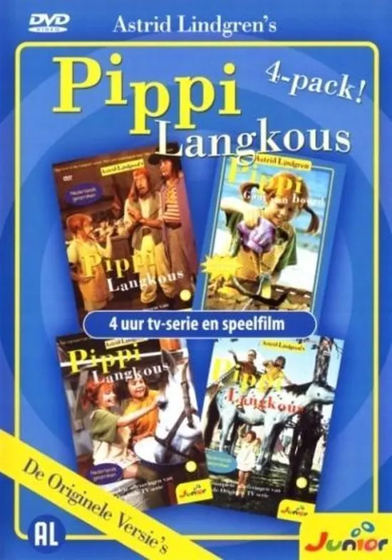 Productfoto van Pippi Langkous Tv-Serie 4-Pack