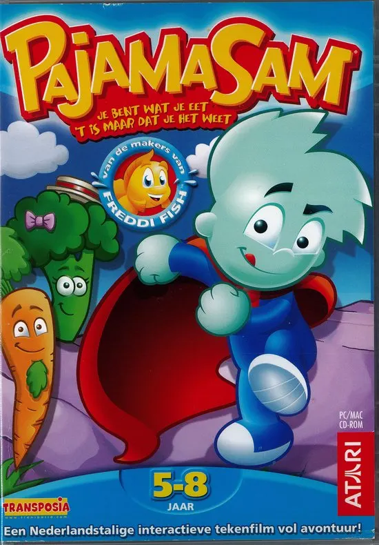 Productfoto van Humongous Pajama Sam 3 - Je Bent Wat Je Eet, 't Is Maar Dat Je 't Weet